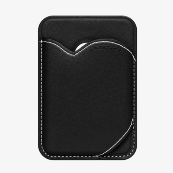 casetify - Snappy BioVeg Heart Wallet MagSafe Compatible - black - Picture 1 of 4